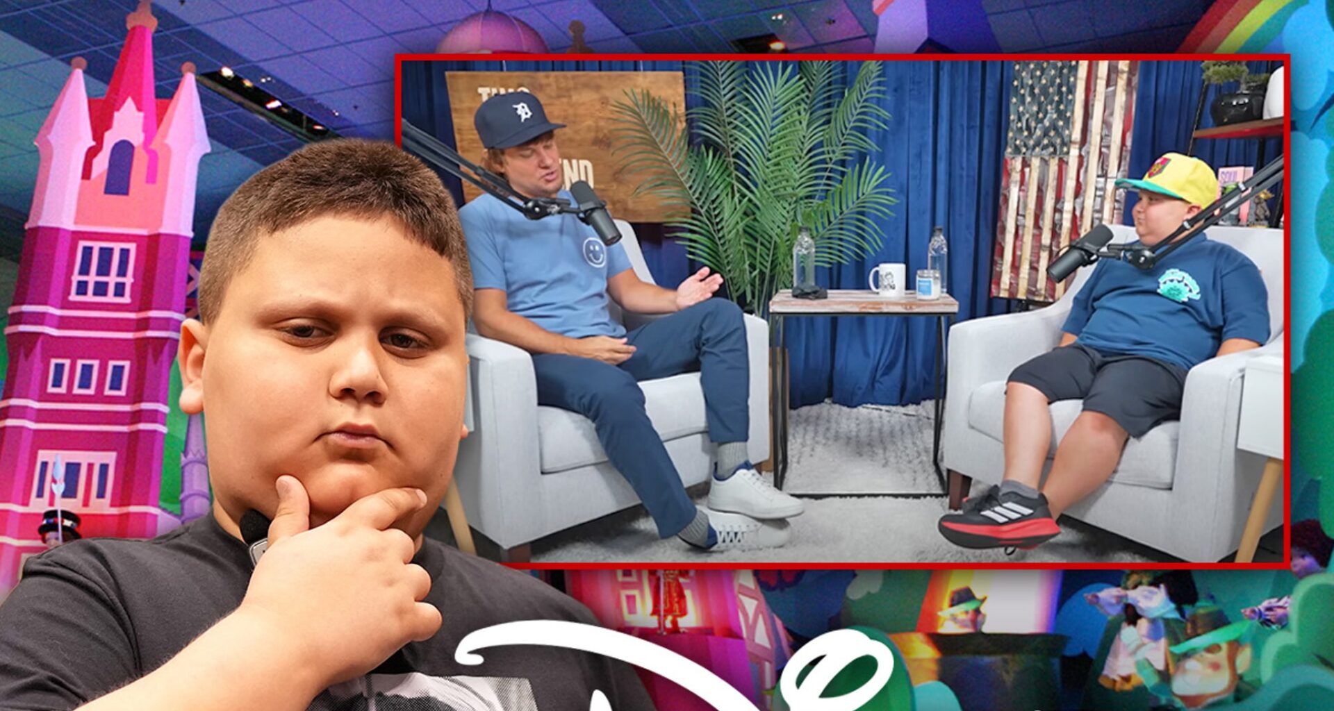 The Rizzler Tells Theo Von Why He Won't Visit Disney World
