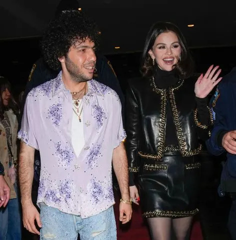 Getty Images Selena Gomez and Benny Blanco in New York City.
