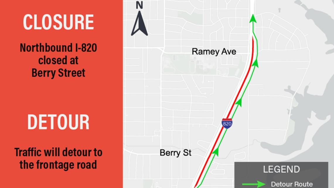 I-820 closures in Fort Worth to start this week