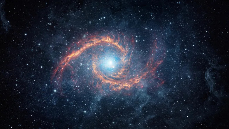 a beautiful spiral-like galaxy in the stars