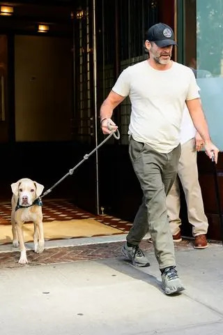 Diamond / BACKGRID Jim Curtis leaves the Greenwich Hotel in Tribeca on Aug. 7