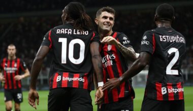 Rafael Leao of AC Milan pulisic