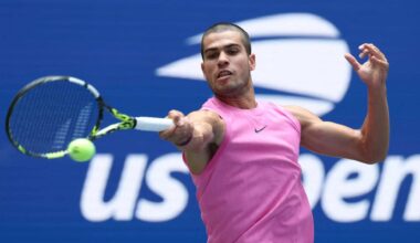 Carlos Alcaraz owns a Tour-leading 57 wins and six titles in 2025.