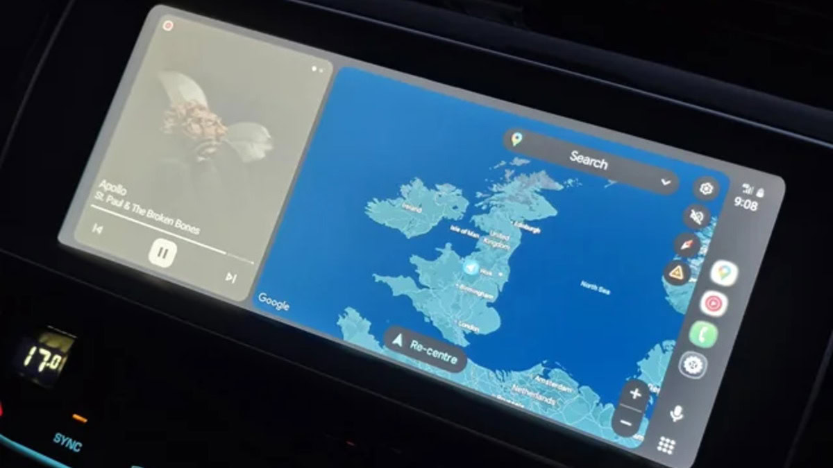 android auto contrast too high