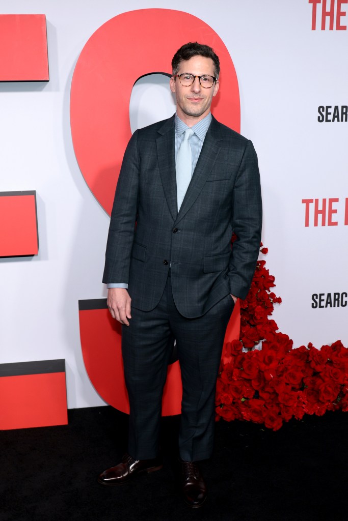 Andy Samberg attends the premiere of "The Roses"