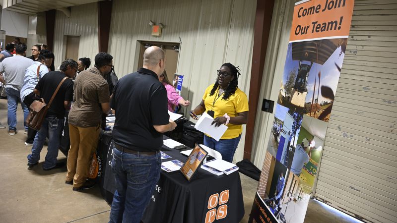 The US job market may be running low on gas