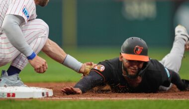 Kepler, Marsh homer, Walker pitches 6 shutout innings as Philadelphia Phillies top Baltimore Orioles, 5-0