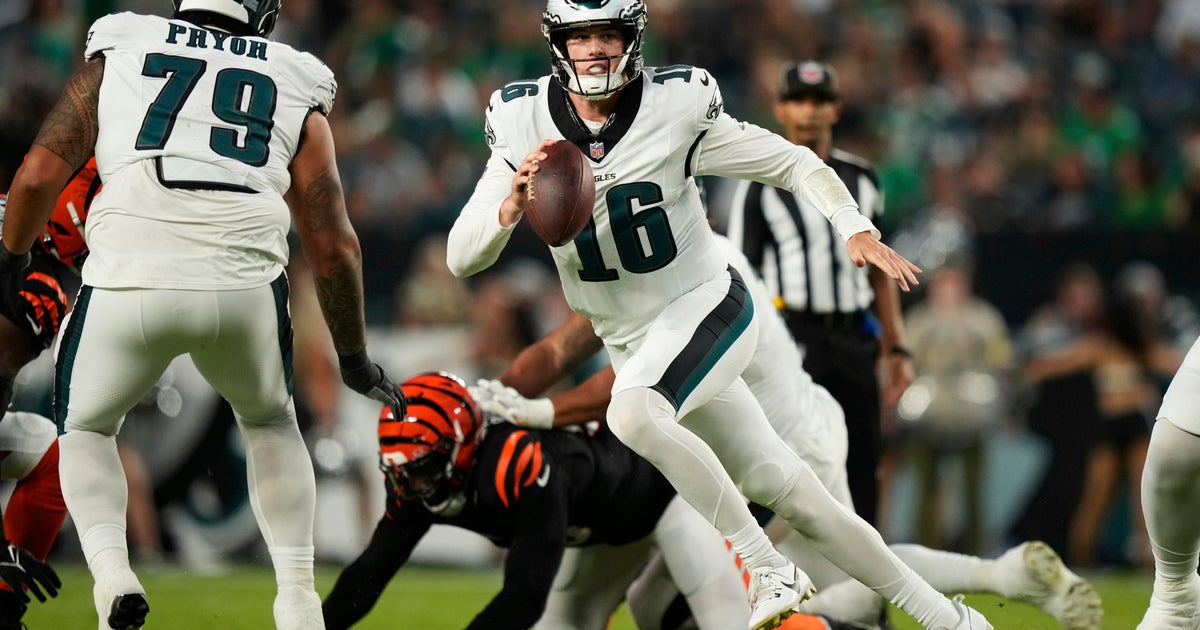 Super Bowl champion Philadelphia Eagles' tush push play helps secure 34-27 preseason win over Bengals