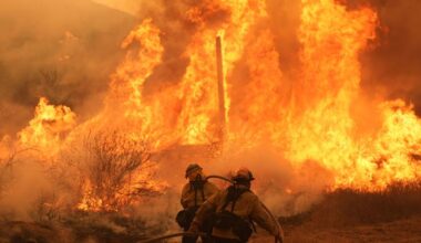 Rapidly spreading Canyon Fire prompts an evacuation order for thousands in Los Angeles and Ventura counties in California