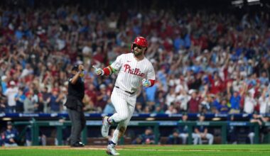 Harper, Turner have monster nights, Suárez strikes out 10 as Philadelphia Phillies beat Mariners