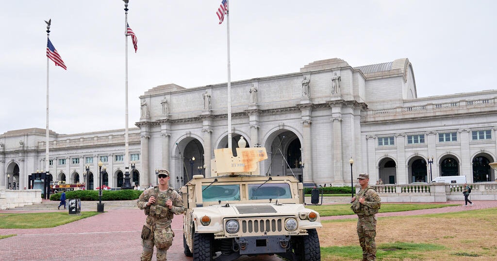 National Guard member ticketed for running a red light after crashing into car in D.C. during Trump's deployment