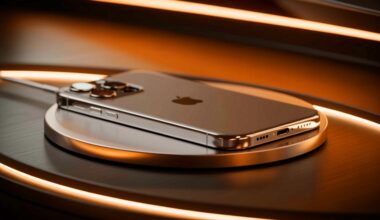 Illustration of the iPhone 17 Air showcasing its portless design and wireless charging capabilities.