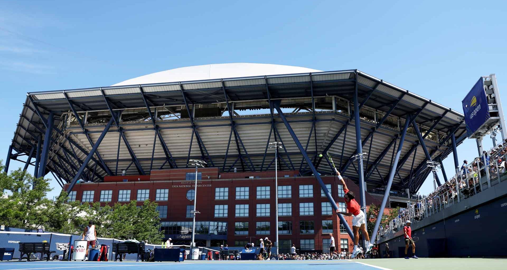 Arthur Ashe Stadium is the centre court of the US Open.