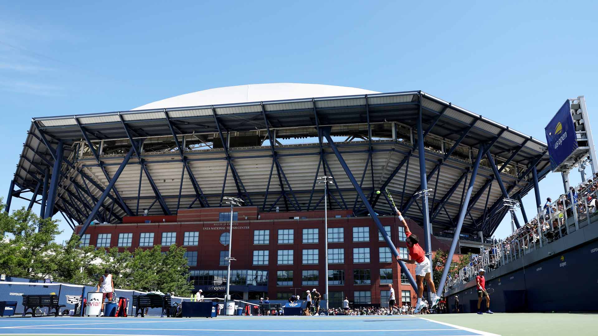 Arthur Ashe Stadium is the centre court of the US Open.