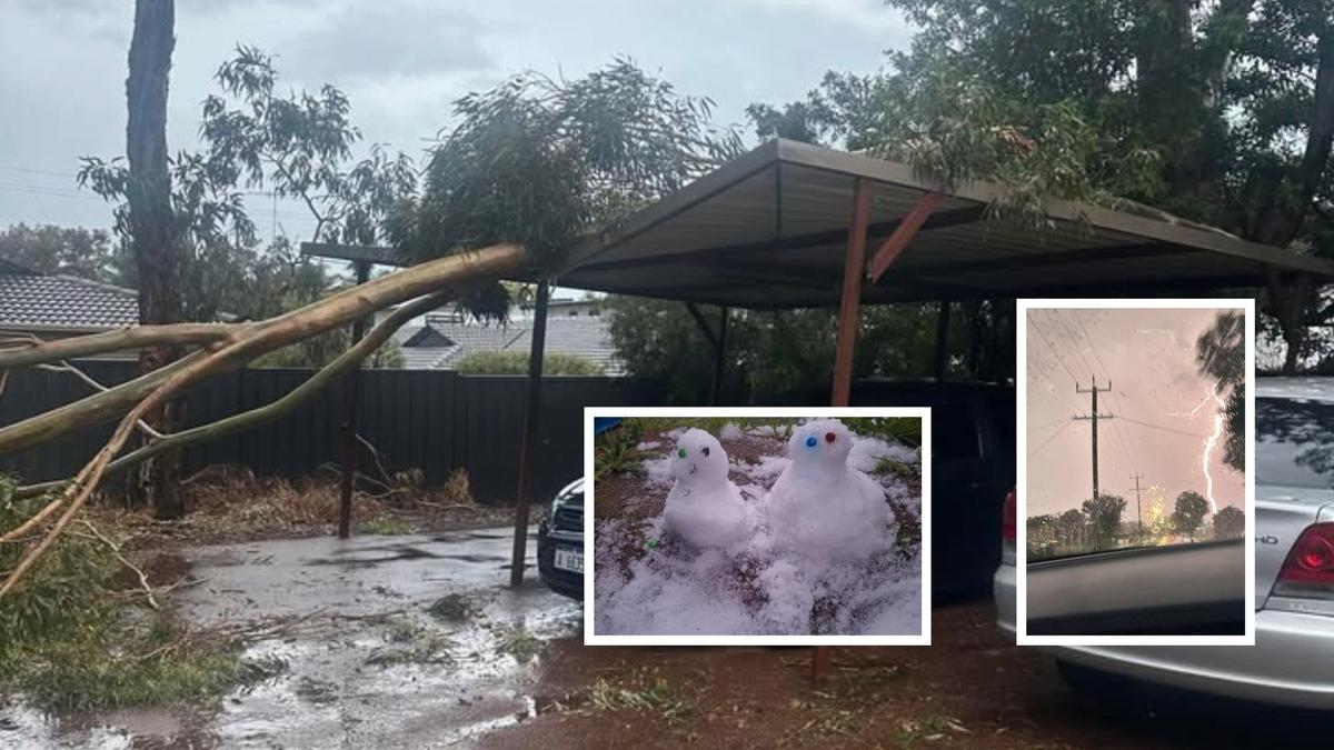 Wild storms and weather leaves 14,000 Perth homes without power and 60 emergency calls