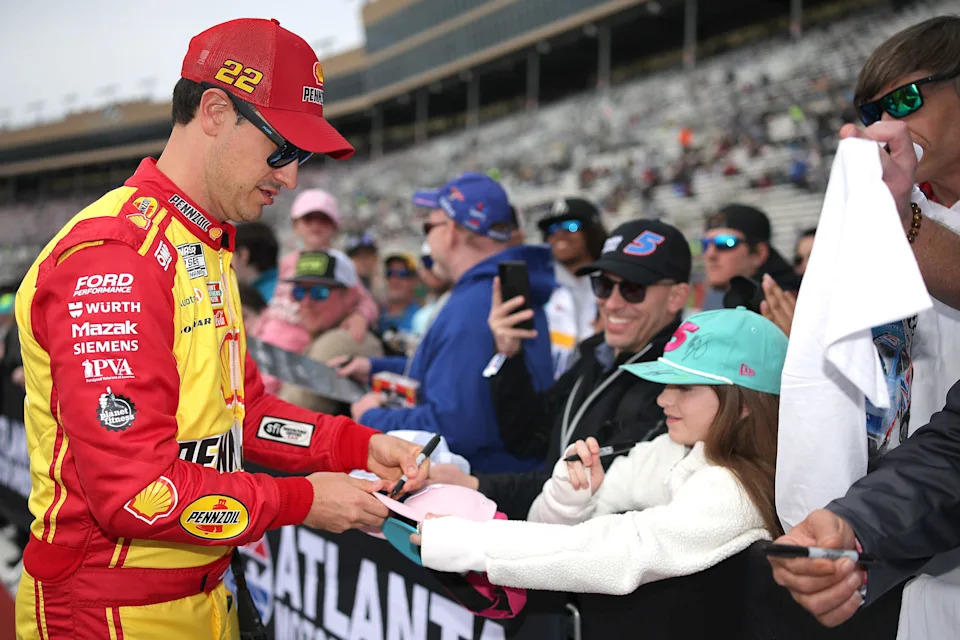 Joey Logano will be among the "Coca-Cola drivers" meeting and greeting fans at various locations Friday around the Daytona Beach area.