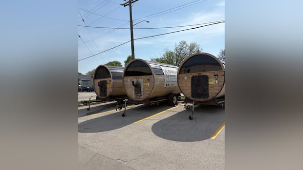 Portable sauna units worth roughly $75K stolen from owner's lot in Winnipeg
