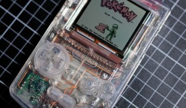 This see-thru Game Boy is a work of art — because she designed a transparent circuit board