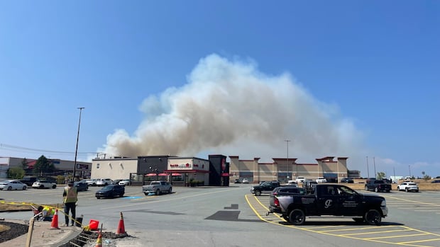 Halifax-area crews battling forest fire near Bayers Lake