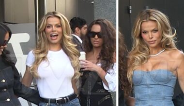 Brooks Nader Forced to Change Out of Boob-Baring Minidress for 'GMA'