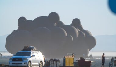 Dust Storm Blows Away Ukrainian Artwork at Burning Man
