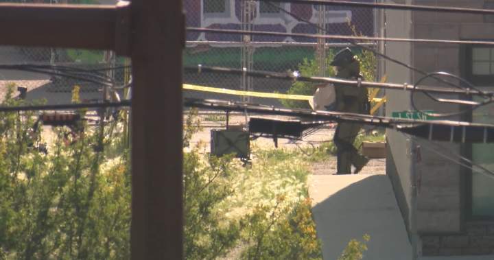 Airspace closed, businesses evacuated after explosive material found in Calgary