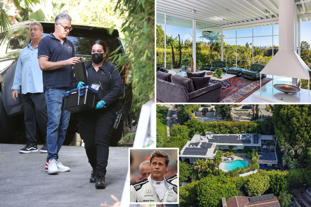 4 arrested for burglarizing Brad Pitt's LA home