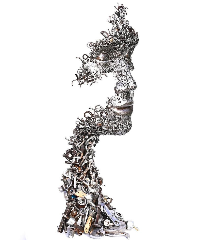 Scrap Metal Sculptures by Brian Mock