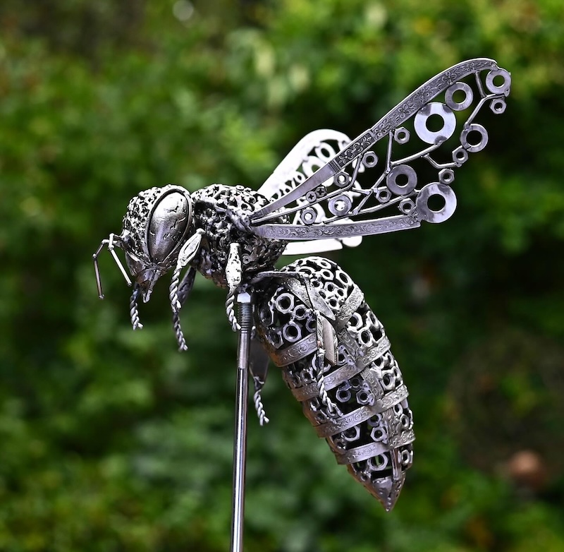 Scrap Metal Sculptures by Brian Mock