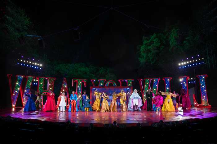 The complete cast of the Free Shakespeare in the Park production of 'Twelfth Night.'
