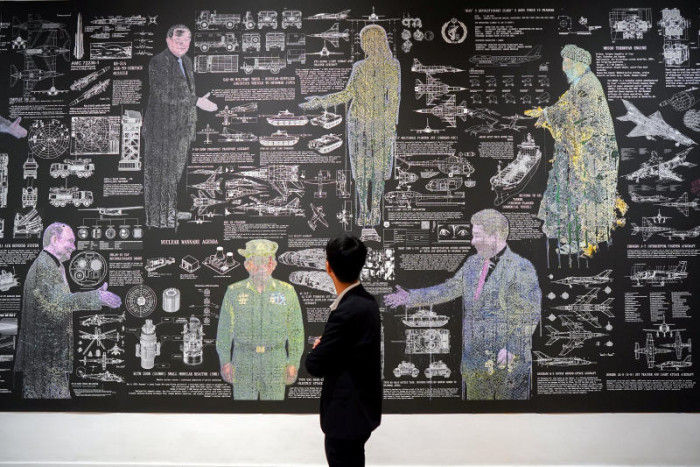Bangkok Post - Thai gallery removes China-focused artworks after 'pressure' from Beijing