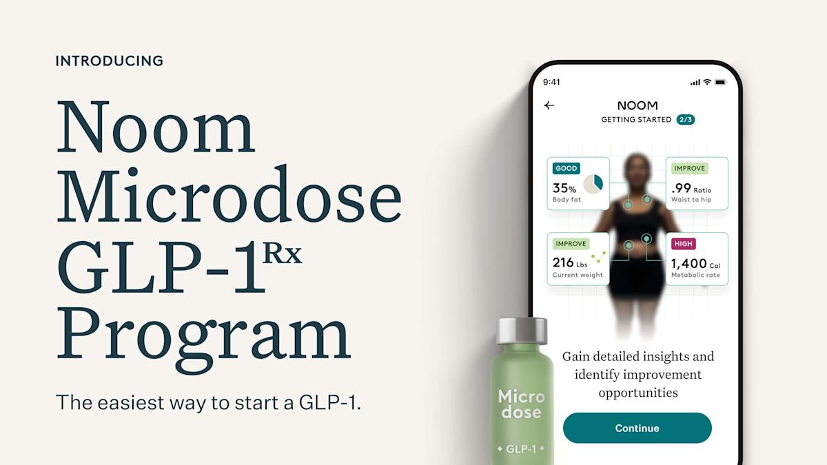 Noom Launches Microdose GLP-1 Program, Enabling Weight Loss Without the Side Effects and Priced at $119 to Start, Including Medication and Microhabits Program