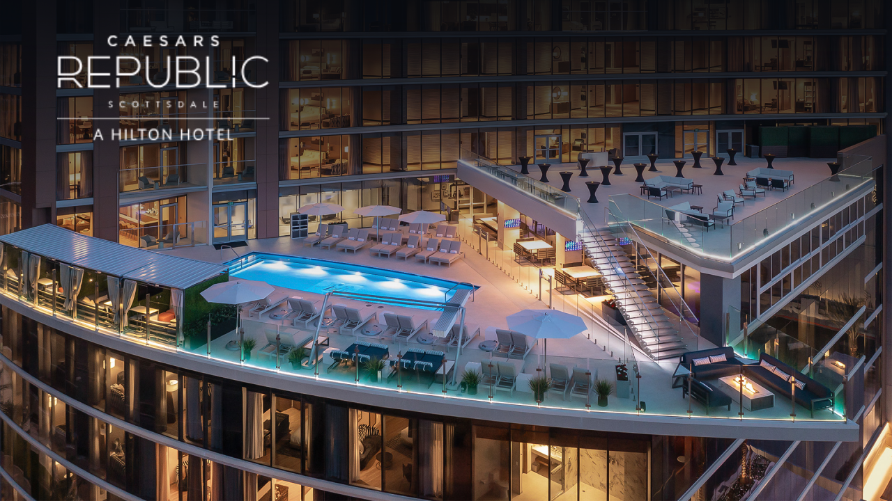 Discover the hottest hotel in Scottsdale, Caesars Republic