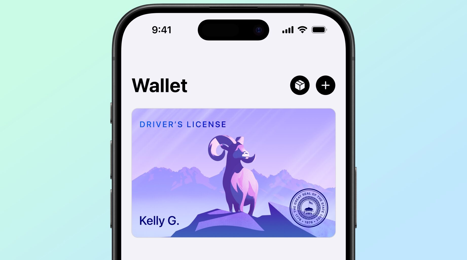 Digital ID on an iPhone