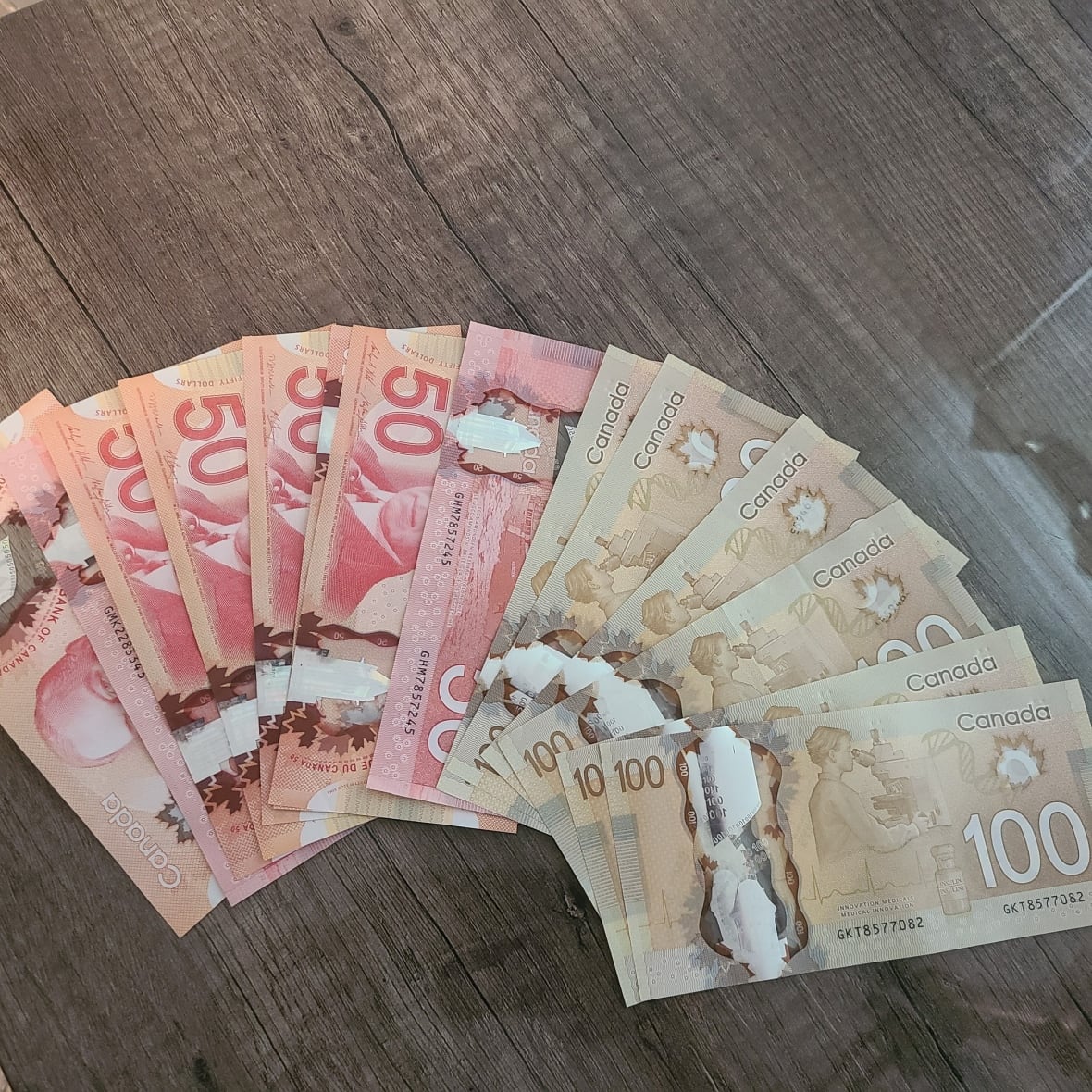 $1,000 in cash.