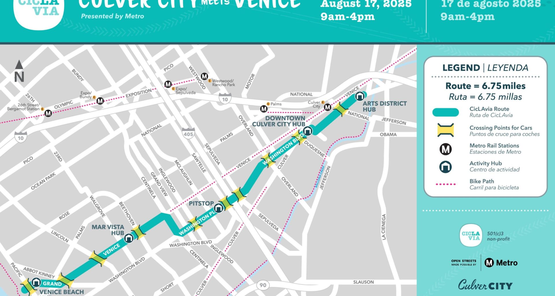 CicLAvia’s ‘Culver Meets Venice’ Street Festival Welcomes Driver-Free Recreation