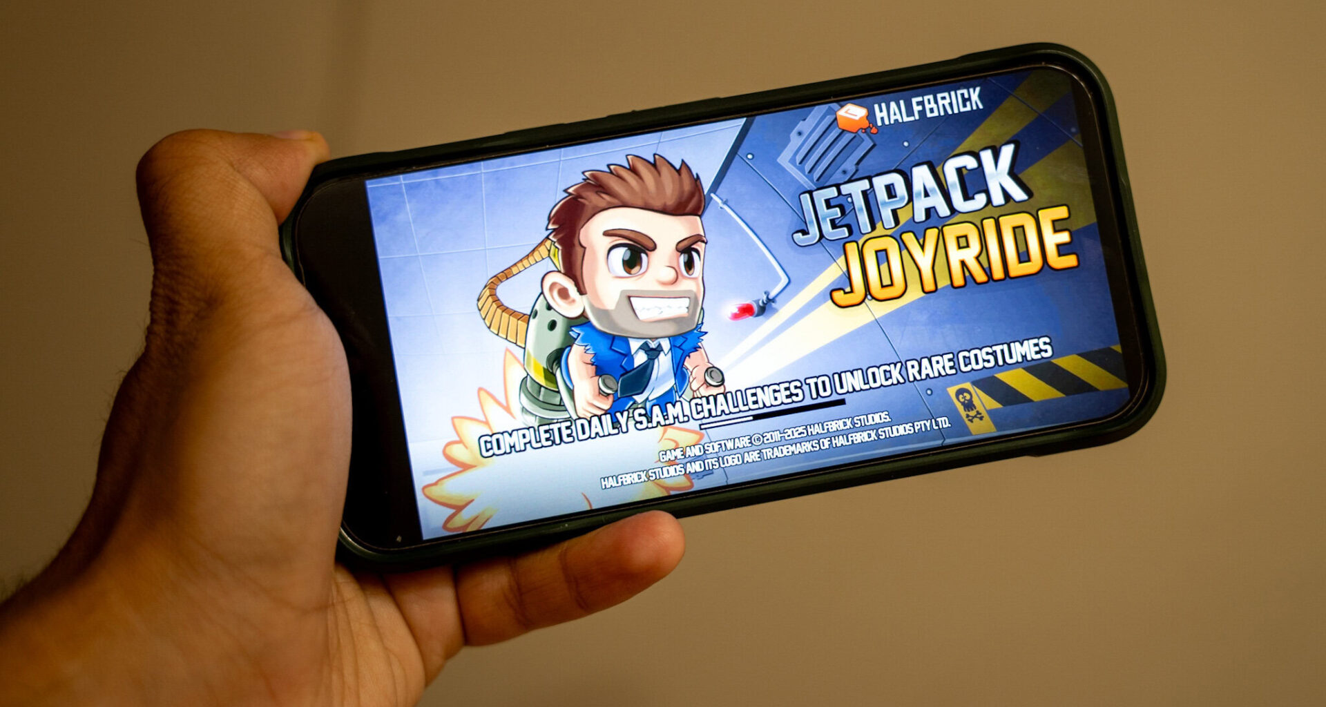 classic android games jetpack joyride loading page
