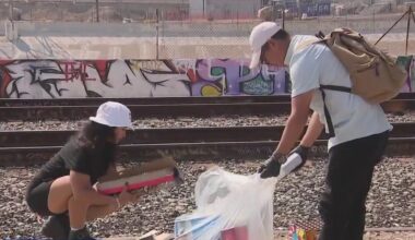 LA influencer continues city cleanup campaign despite 2 hit-and-runs