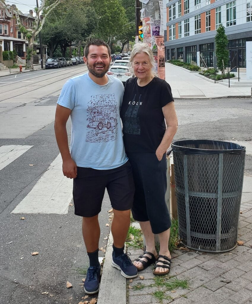 Stephen Bronskill and Carol Jenkins pose for photo