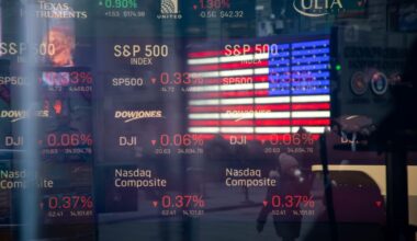 US markets fall as tariff concerns hit corporate earnings​