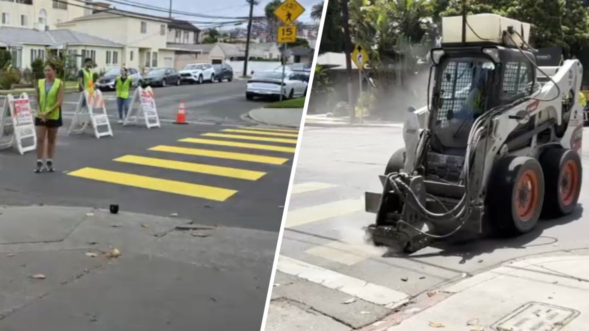 Los Angeles to install crosswalks near West LA park – NBC Los Angeles