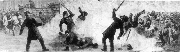 The 1886 Haymarket Square riot is a piece of Chicago's labor heritage. (Chicago Tribune historic illustration)