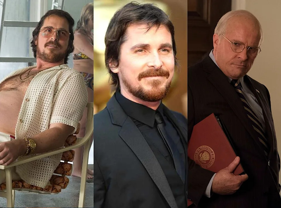 <p>Christian Bale, <em>American Hustle</em> &<em> Vice</em></p>