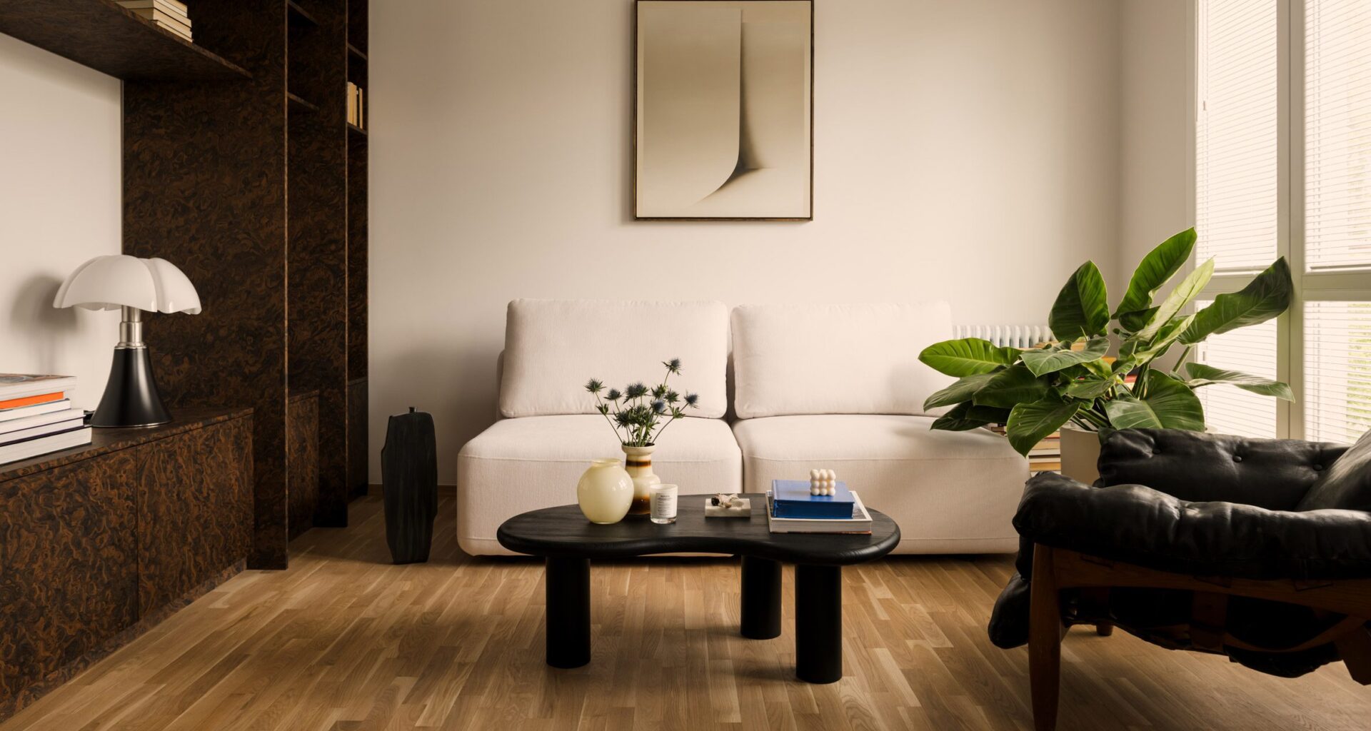 Mid-century Warsaw apartment renovated to complement its context