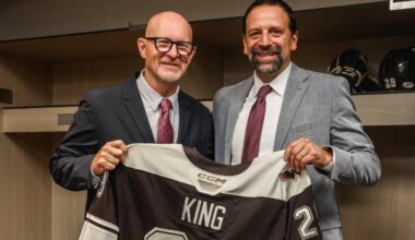 Derek King officially introduced as new head coach of Hershey Bears: ‘I feel like this is the 33rd NHL team. I’m very excited and honored.’