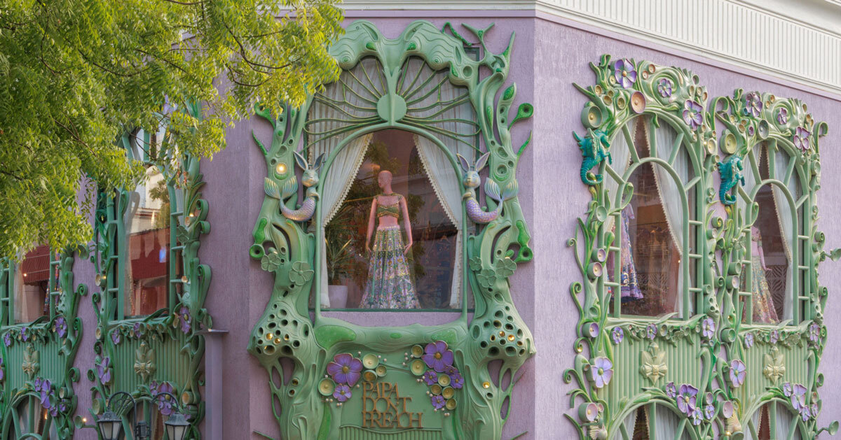 straight out of a fairytale, blossomed silhouettes wrap 'papa don't preach' delhi store