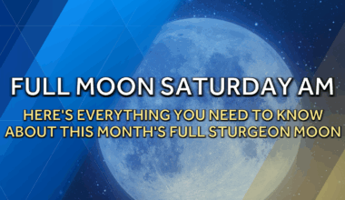 Full Moon Early Saturday Morning