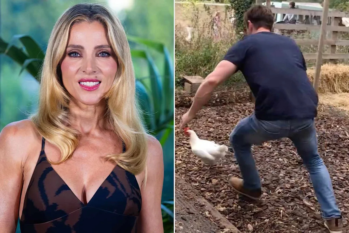 Elsa Pataky Shares Video of Husband Chris Hemsworth Chasing a Chicken “Rocky”-Style to Celebrate His 42nd Birthday