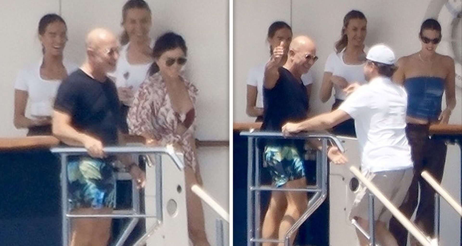 Leonardo DiCaprio & Vittoria Ceretti Join Bezos Yacht Party in Ibiza
