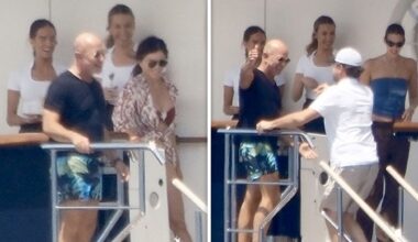 Leonardo DiCaprio & Vittoria Ceretti Join Bezos Yacht Party in Ibiza